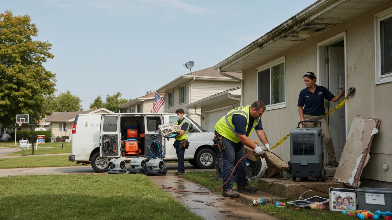 Water Damage Restoration in Orfordville, WI near me